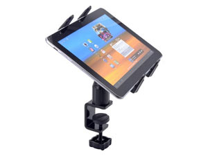 Table / Desk Mount: C-Clamp Base with Universal Tablet Holder